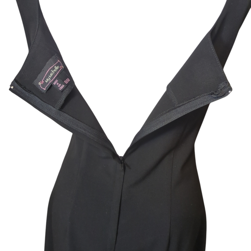 My Michelle Boohoo Black Mini Dress Size 13/14 - Picture 6 of 10